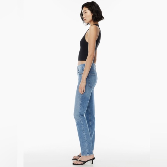 NWT AGOLDE Lyle Low Rise Slim Jean in Hour Organic Cotton - Picture 4 of 10